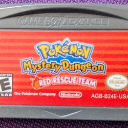Pokemon Mystery Dungeon Red Rescue Team For GBA