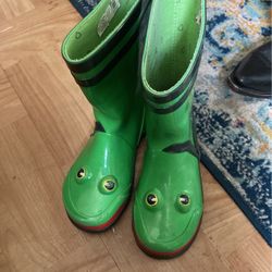 Frog Little Boys Size 11 Rainboots