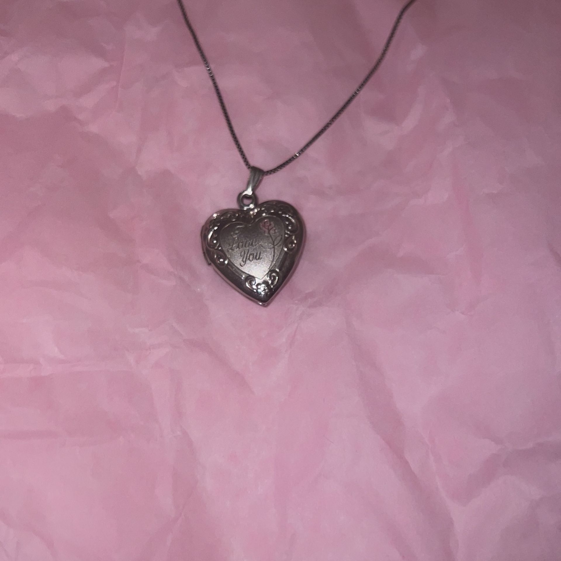 Heart Locket Sterling Silver