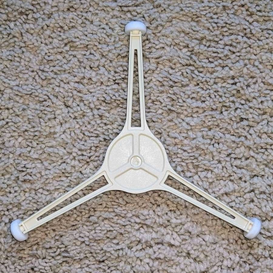 7" microwave oven Y-shaped triple arm roller ring with wheels support bracket for glass turntable