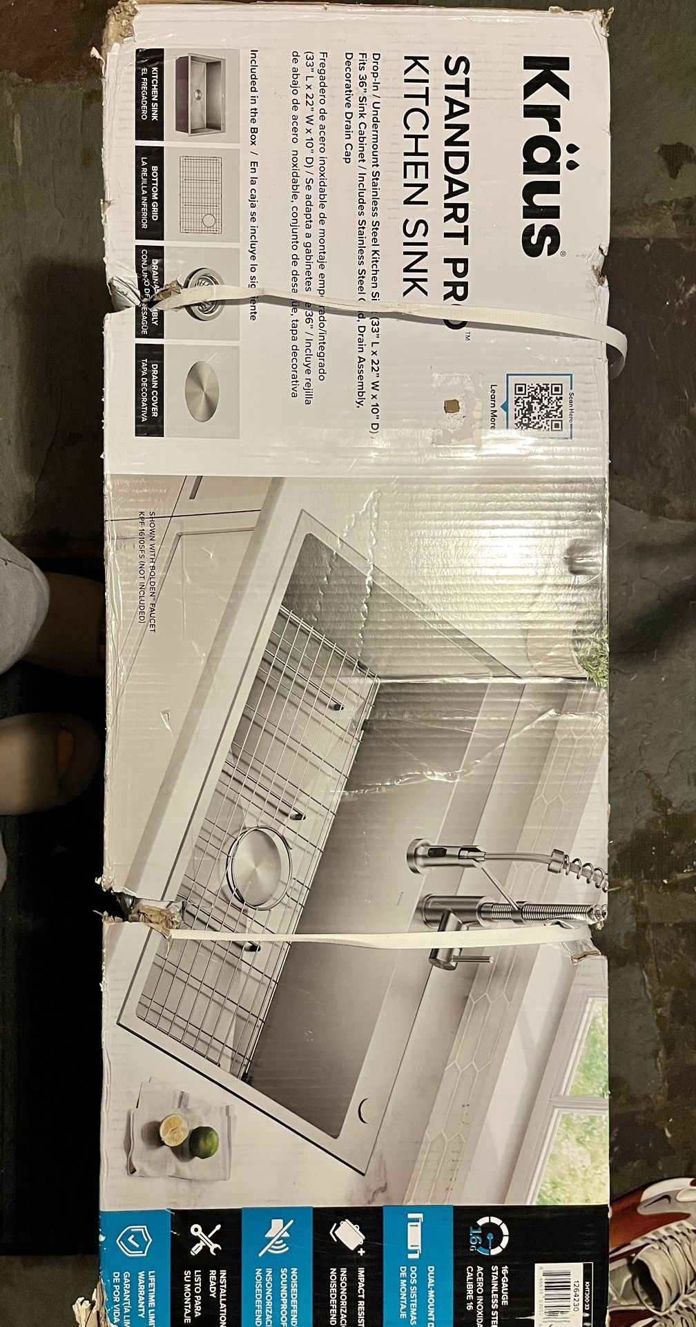 New - Kraus Standard Pro kitchen sink