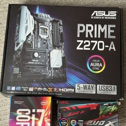 Intel Core i7, Asus Motherboard, 16Gb RAM And WiFi Card Computer Parts Bundle