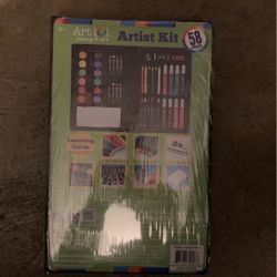 Never Opened Artist Kit 58 Pieces