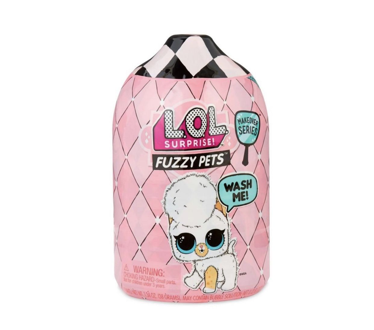 LOL Surprise Makeover Series Wave 2 Fuzzy Pets Doll Ball 6 Sparkle 1 3 In Hand