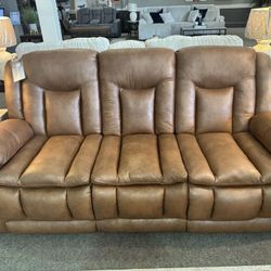 [OM] 🟪 Only $45 initial then take it home 🏡 Brand New  Morello Reclining Sofa And Loveseat