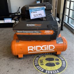 Ridgid Compressor  Strong Start