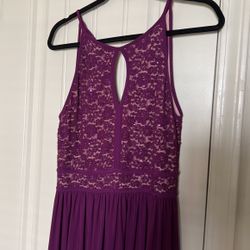 Purple Easy Formal Dress