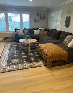 Ruggable VERENA DARK WOOD RUG RUG + PAD SYSTEM 8'X10'