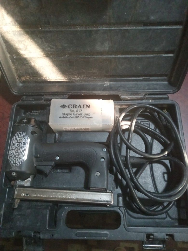 Crain No. 635 Carpet Flooring pro Electric Power Tracker w/ Case
