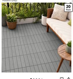 New interlocking wood patio tile