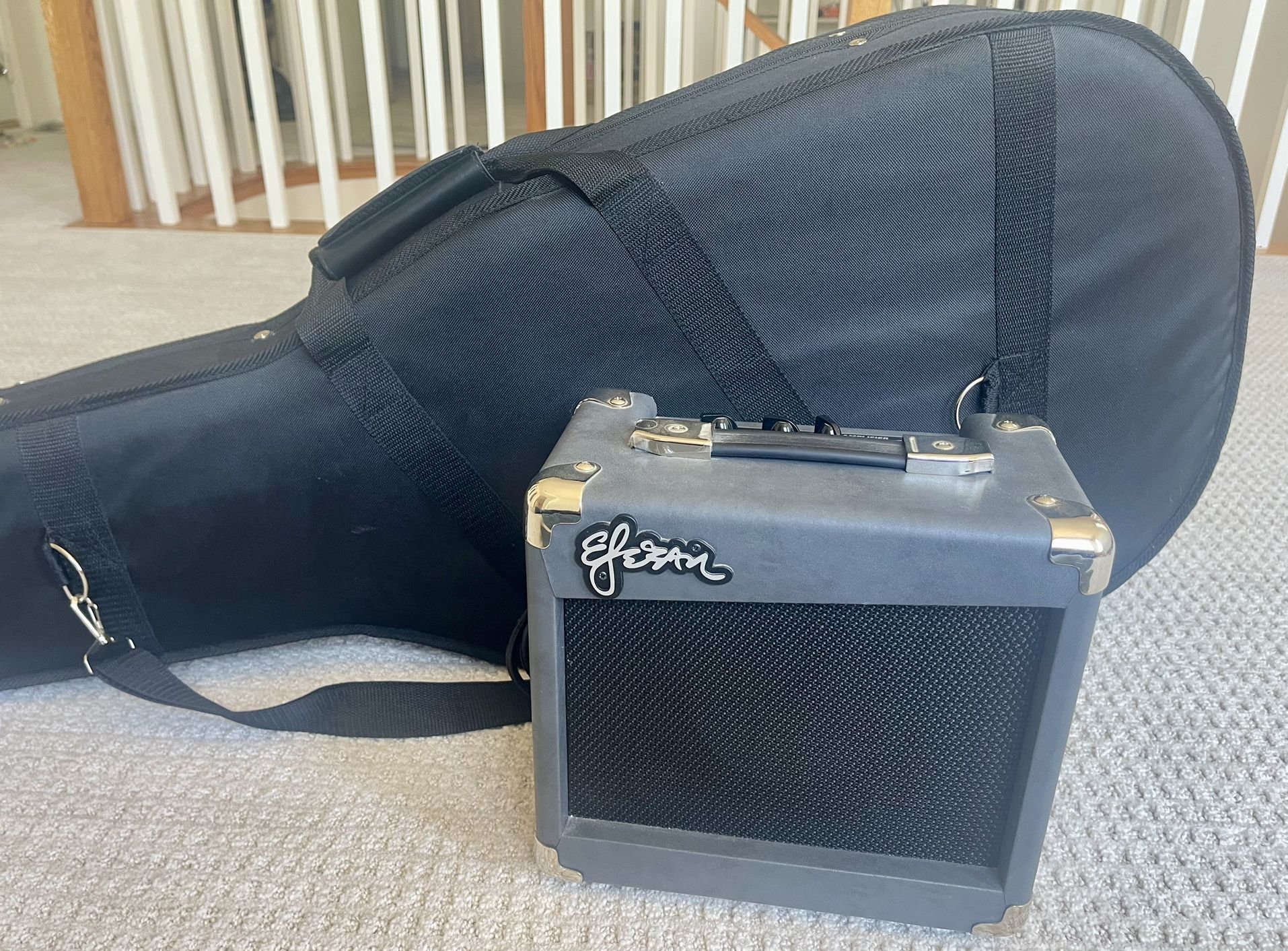 ESTEBAN AUTOGRAPHED ACOUSTIC GUITAR & AMPLIFIER