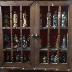Vintage 1976 King Arthur Chess Set Pieces (Does Not Have Board)  