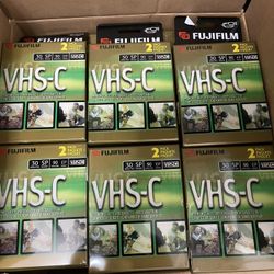 Fujifilm Camcorder Video Tapes VHS-C TC-30 (133 pcs) HGX Gold Premium High Grade 3 Pack- New. $200 Firm On Price