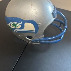 Vintage Seattle Seahawks Helmet Excellent For Game Room