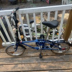 New Dahon Folding 3 Speed Bike With Bag
