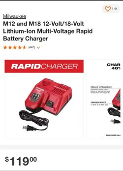 New Milwaukee RAPID CHARGER M12 M18
