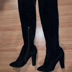 Thigh High Black Boots 