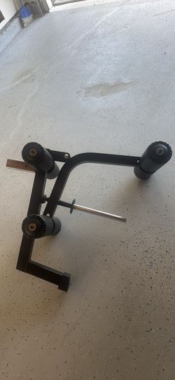 Ironmaster leg attachment for pro bench