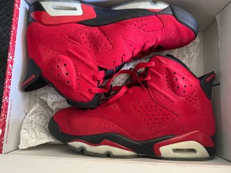 Air Jordan 6 Retro Toro Bravo Red Suede