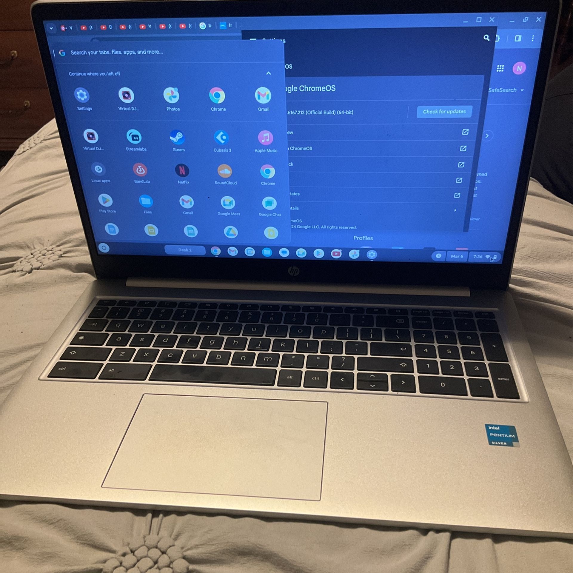 Chromebook 15.6 Inch Laptop 64GB