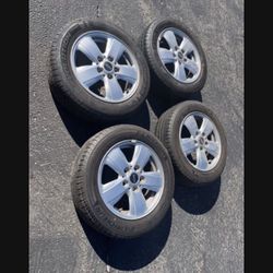 4 - 175/65r15 5x112 5x4.41 Stock Mini Cooper Mercedes C280 Vw Passat Jetta Golf Audi Wheels Rims Great 80% Treads Tires