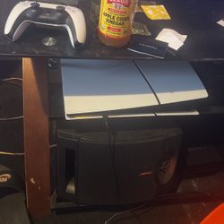 New Slim PS5 With Controller And Cords +Madden 25 Upload