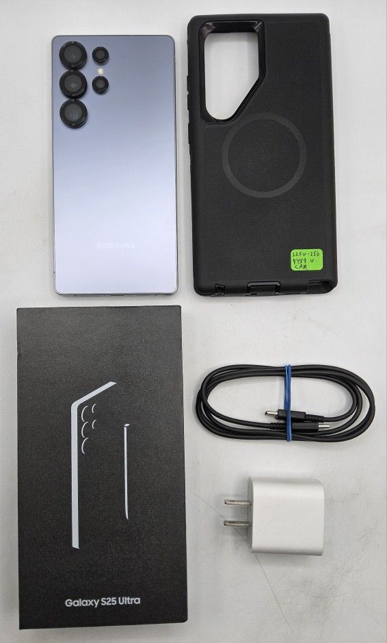 Mint Condition👀Samsung Galaxy S25 Ultra 256gb🔥Unlocked With Box, Case, Charger And Warranty $860