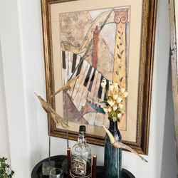 Bombay Picture and Vintage Butler Table