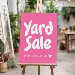 Buy it while you can! Yard Sale This Weekend!!