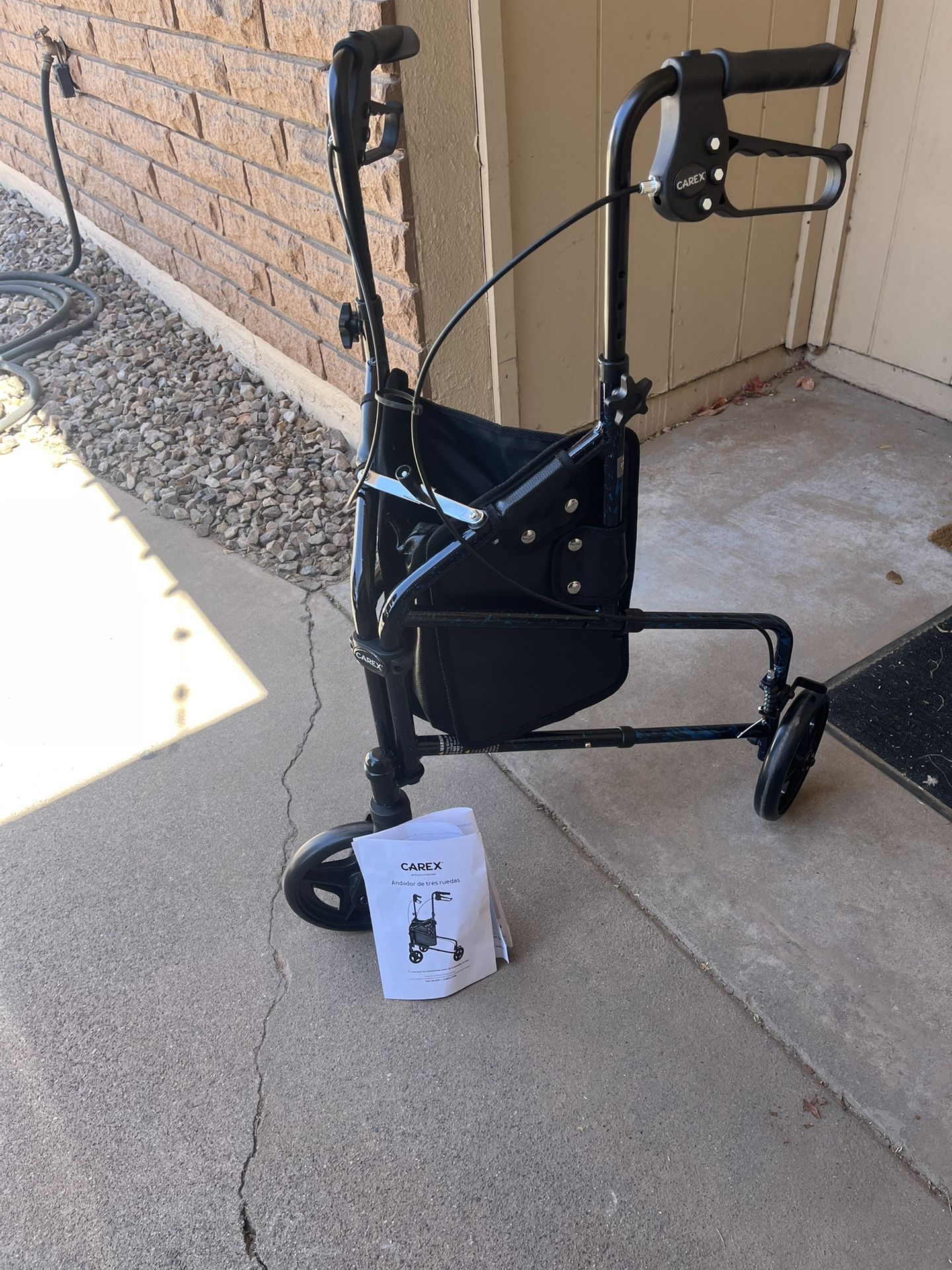 3-wheel Walker, New, Storage, Brakes, Foldable