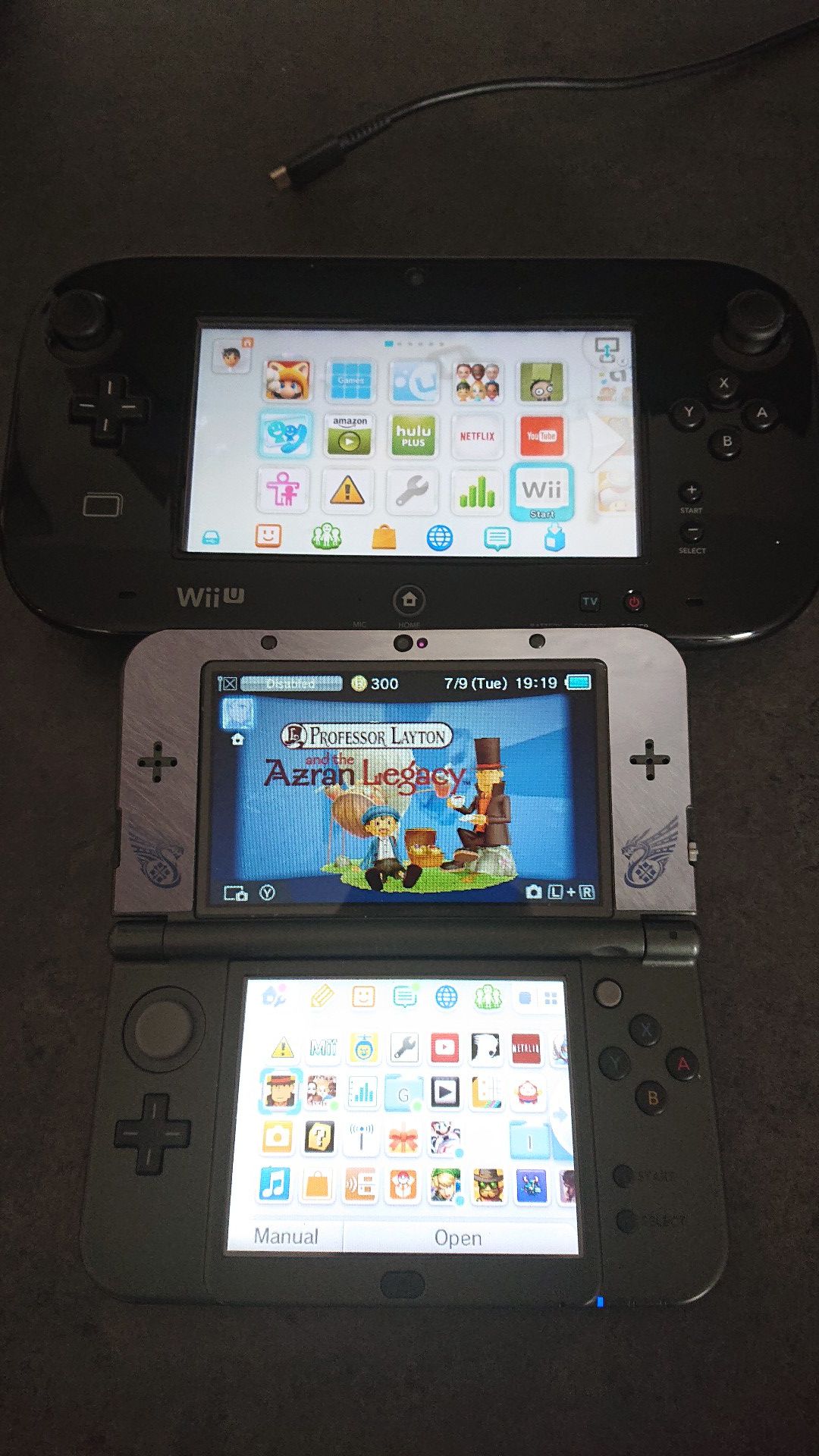 Wii U and New Nintendo 3DS, with accessories and MANY games