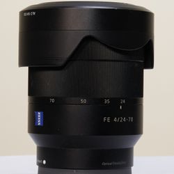 Sony Zeiss 24-70mm F/4 E-Mount - $750