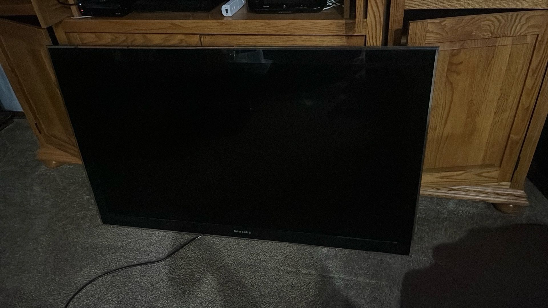Samsung Tv, Black, Used, Good Condition