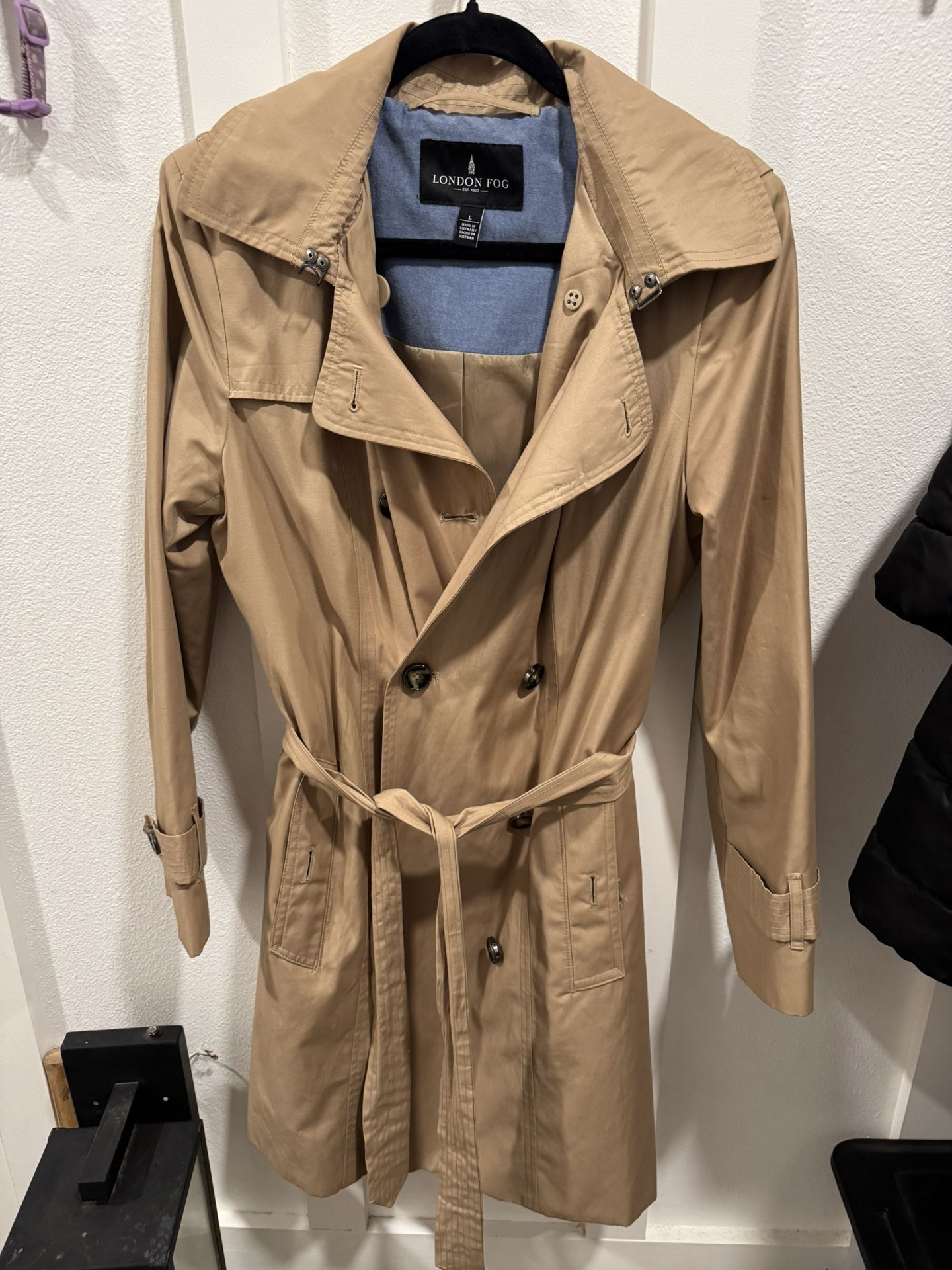 Rain Coat London Fog Size L