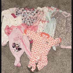 3 Month Baby Girl Pajamas