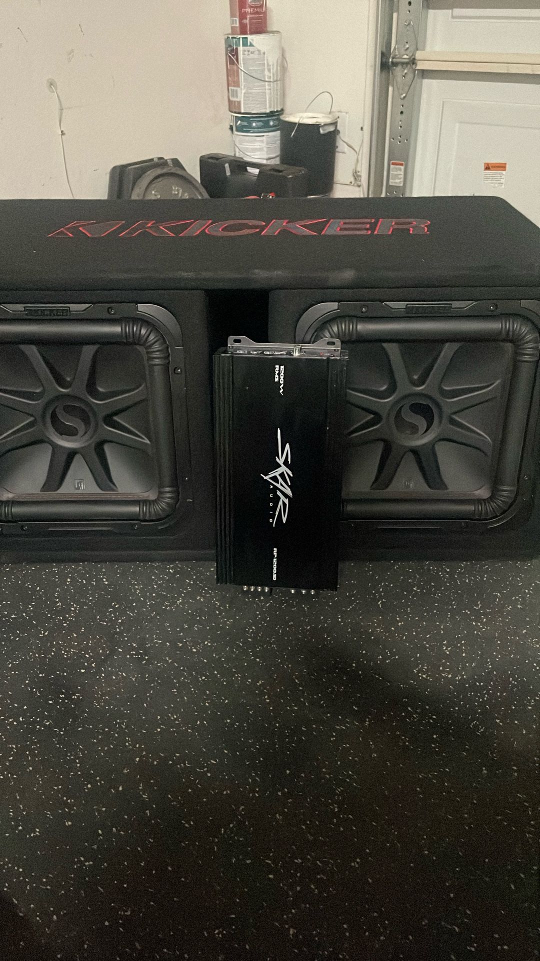 Subwoofer And Amp