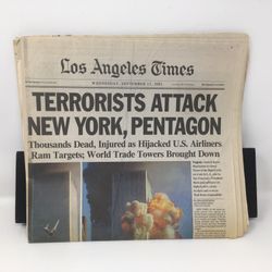 LA Times September 12, 2001