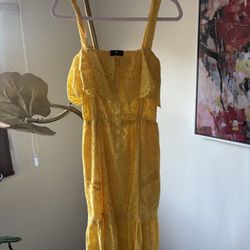 Yellow dress from 7 mankind
