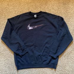 Black Gildan M Naruto Swoosh SweatShirt