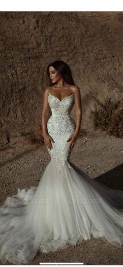 (2) Beautiful mermaid wedding dress-sz 12 And Sz16