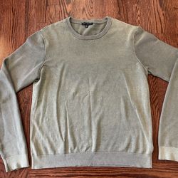 Robert Barakett Olive Green Crewneck Sweater Mens XL Pullover