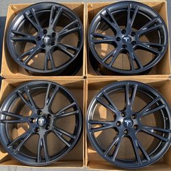 19” Tesla Model Y Factory Wheels Rims Satin Black New