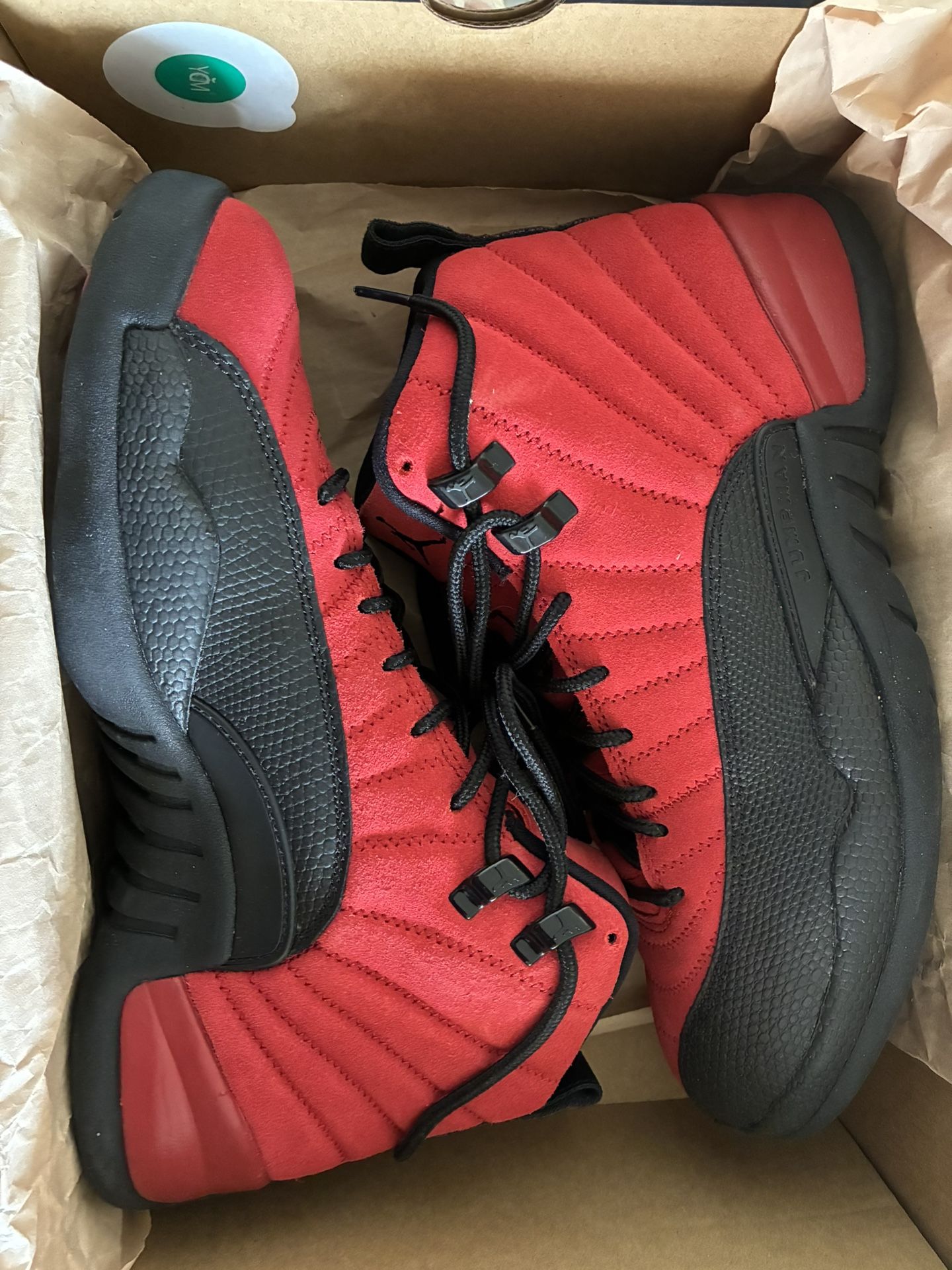 Varsity Red/Black Jordan 12s