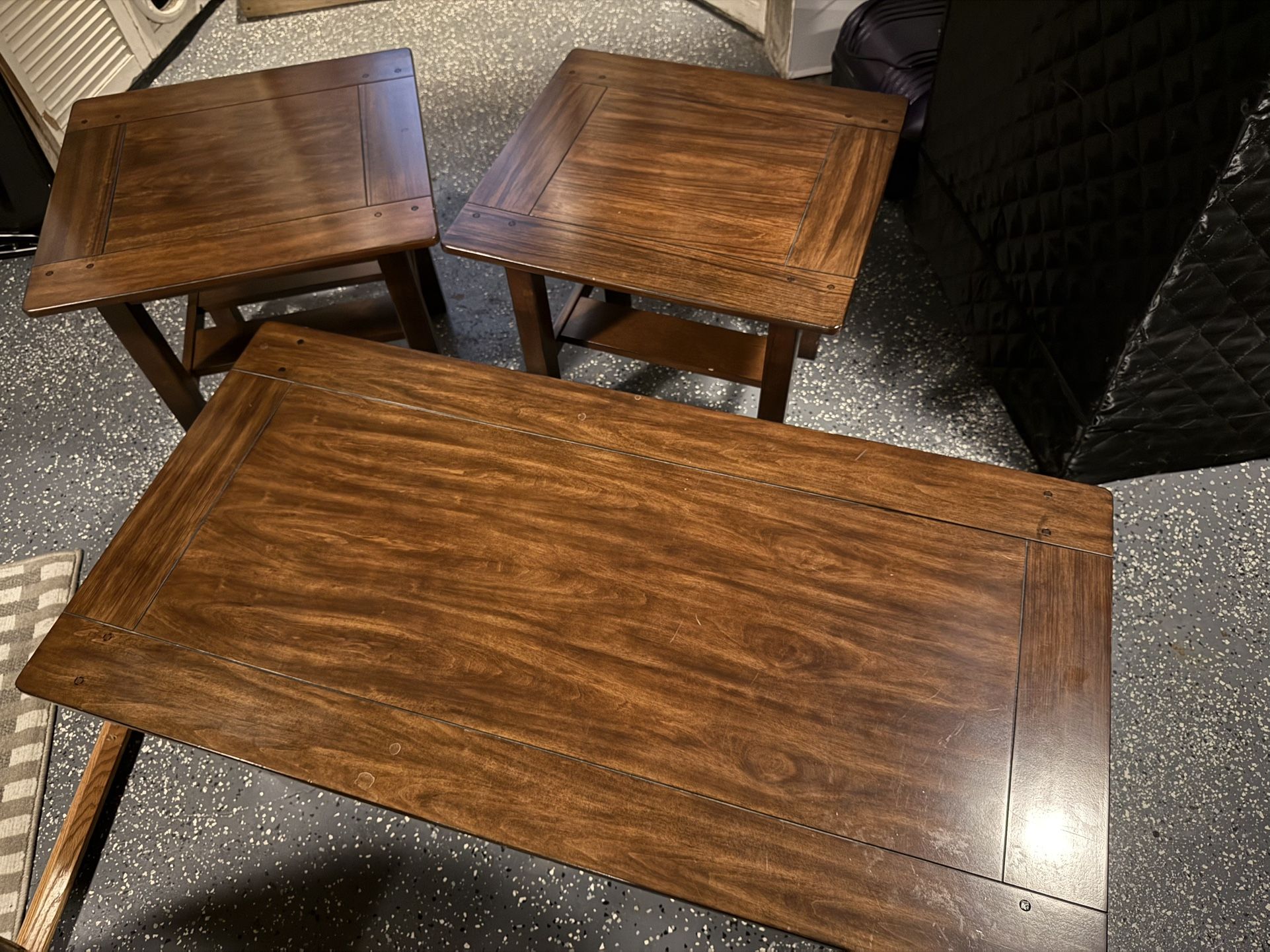 Coffee Table And Two End Tables