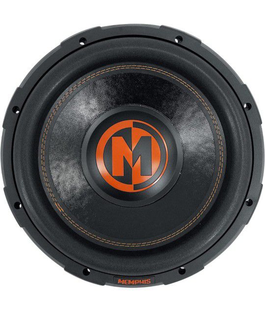 Memphis Audio MJP1244 12 in 1500 Watt MOJO Pro Car Audio Subwoofer DVC 4 ohm Sub, Black
