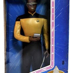 New 1994 Enesco Star Trek Next Generation Lt. Commander Geordi Doll