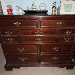 Brown Wood Bedroom Set 