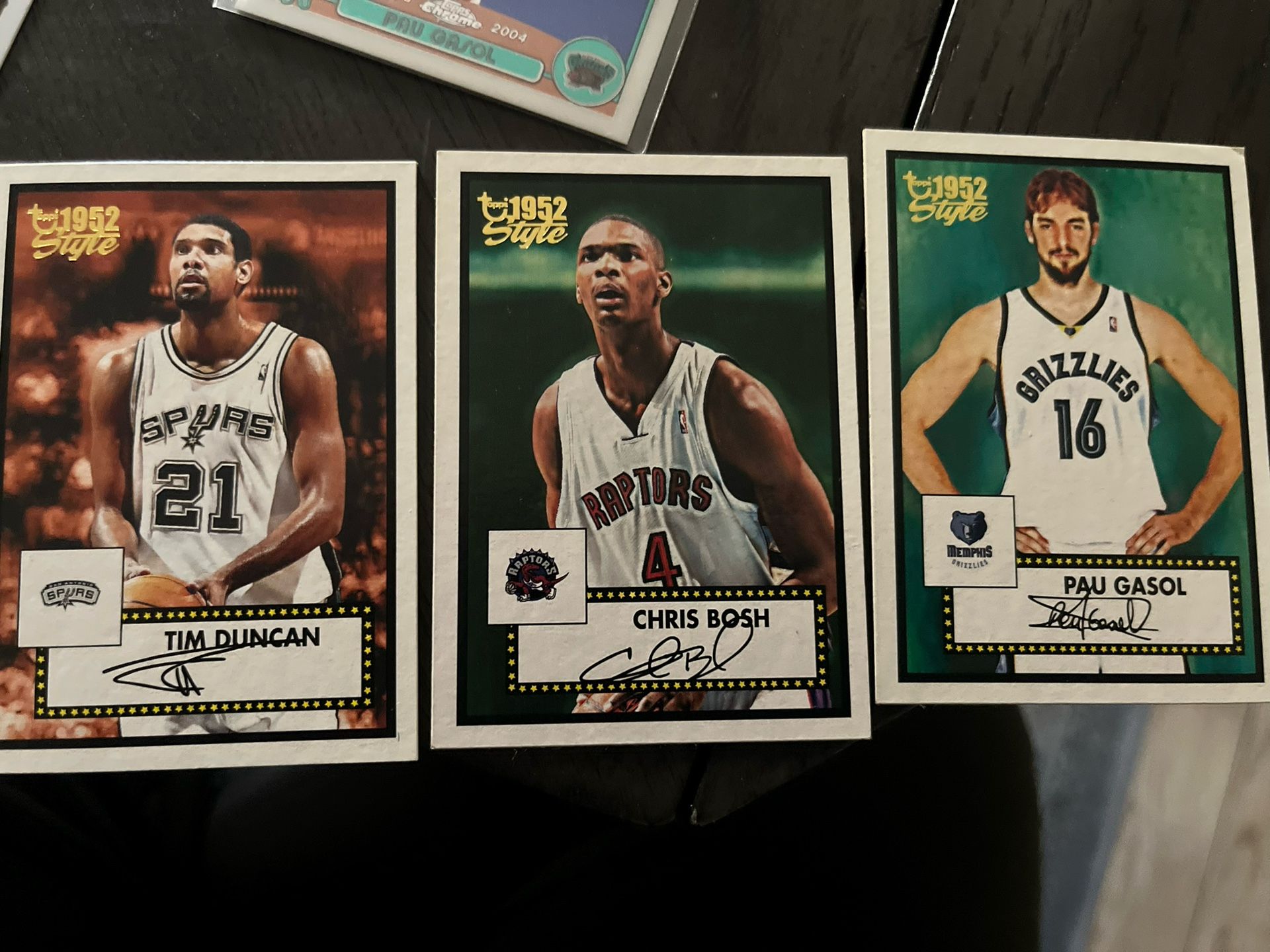 Giant Collection Of Cards - Including Tim Duncan Auto, Chris Bosh Auto, Pau Gasol Auto, w/ 8-10 Lbs Collection 