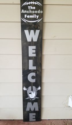 Personalized porch sign