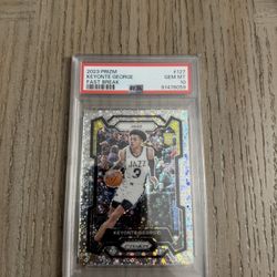 2023 Prizm Keyonte George – Fast Break Prizm – Rookie – PSA 10 GEM MINT 